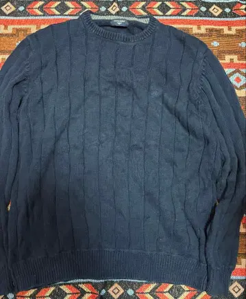 DOCKERS 네이비 크루넥 니트