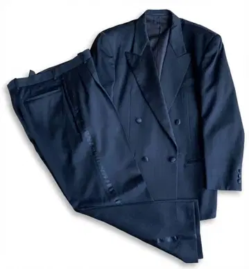 BARREAUX 블랙 턱시도 더블 브레스트