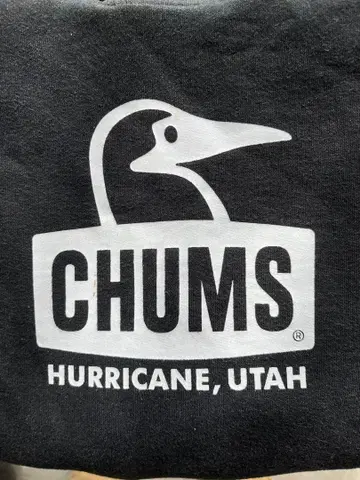 새상품급 CHUMS 속기모 블랙 후드티