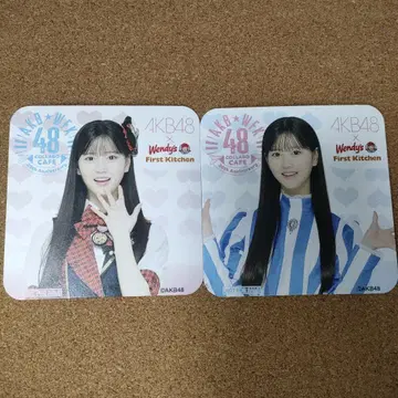AKB48 야기 아이즈키 코스터 2세트 웬디즈