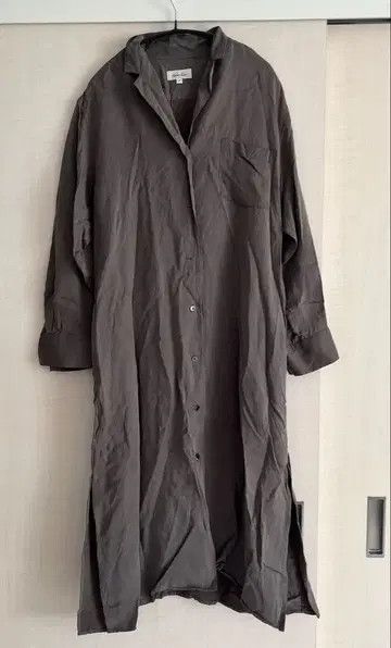 Steven Alan 브라운 셔츠 원피스 S