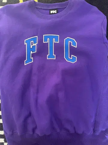 FTC CRACKED LOGO 크루넥 퍼플