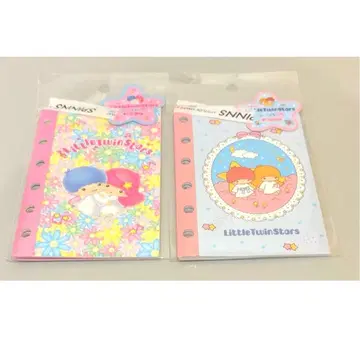 Sanrio 스핀스 씰 노트 씰북 리틀트윈스타 키키라라
