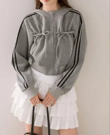 가슴 드로스트 후드티 올리브 드 올리브