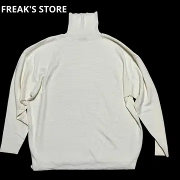 FREAK'S STORE 터틀넥 니트 오버 사이즈 빅 루즈