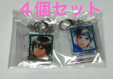 환상수호전 아크릴 키링 4개 프릭, 빅토르, 카스미, 보찬