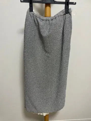 Yori 레이어드 라메 스커트 36