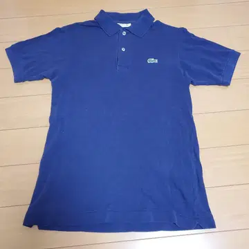 LACOSTE 네이비 피케 셔츠 사이즈 2