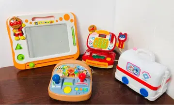 호빵맨 완구 4점 세트 일괄 정크