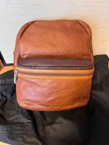 Penysh 민트 브라운 가죽 백팩