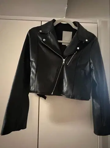 MERCURYDUO 인조 가죽 컴팩트 라이더 자켓