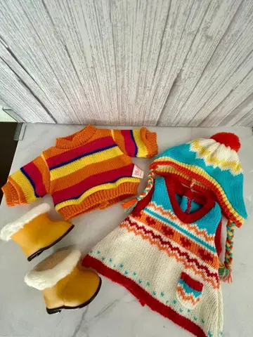 포포짱 옷 갈아입기 기성품 겨울 의류