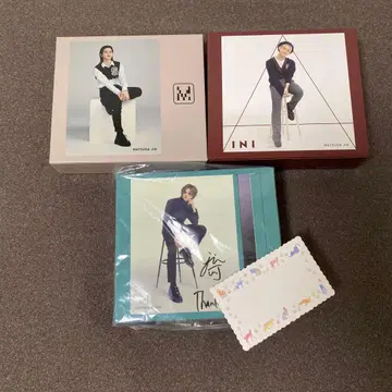 INI 마츠다진 유니버셜 BOX 3종 세트 사인 포함