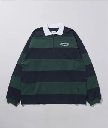 WEGO 헤비 웨이트 하프 지퍼 원 포인트 롱 T