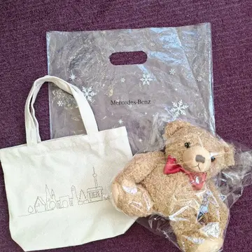 Mercedes-Benz 테디베어와 토트백 세트