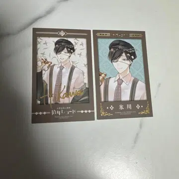 고서점 거리의 하시히메 십년 레코드 전시 한정판 박사 사진풍 카드 금박