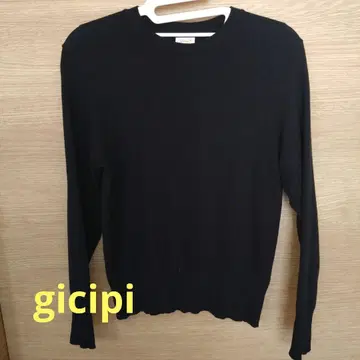 Gicipi 블랙 칠부 긴팔 티셔츠 사이즈 1