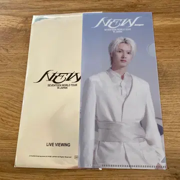 SEVENTEEN NEW_ 라이브 뷰잉 입장 혜택 티켓 홀더 준