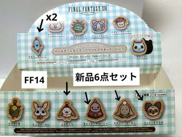 FINAL FANTASY 14 낙서 미니언즈 아크릴 마그넷 [ 새상품 ]