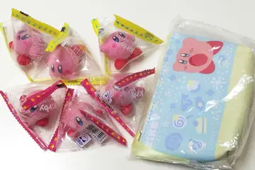 새상품 커비 피규어 파우치 세트, 보관 케이스로도 사용 가능