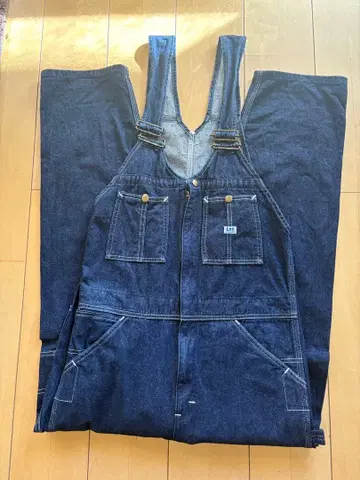 Lee 데님 오버롤 다크 블루