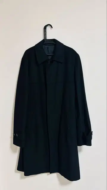 [멘즈 비기(MEN'S BIGI)] 블랙 체스터 코트 (L 사이즈)