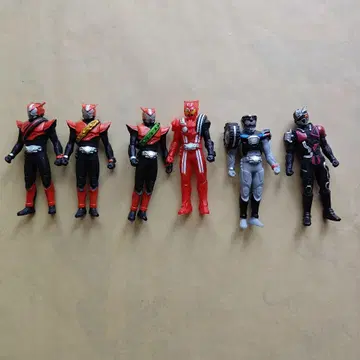 가면라이더 드라이브 피규어 6체 세트 소프트 비닐