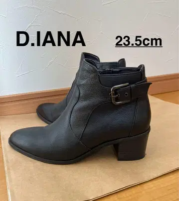 D.IANA 블랙 숏부츠 23.5cm