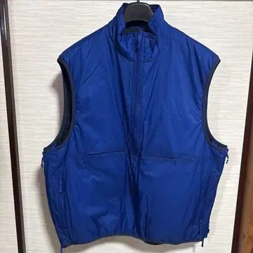 DAIWA PIER39 PULLOVER PUFF VEST BLU BLK