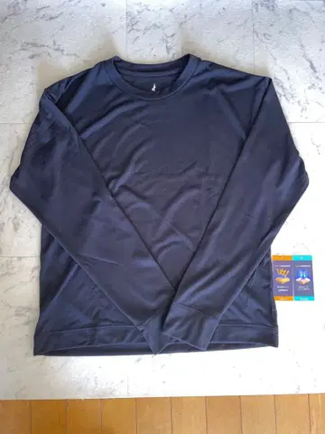 새상품 [ 마가렛호웰 x 미즈노 ] 긴팔 티셔츠 남성용 블랙 L