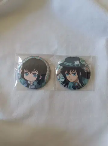 애니메이션 캐릭터 핀 배지 2개 세트