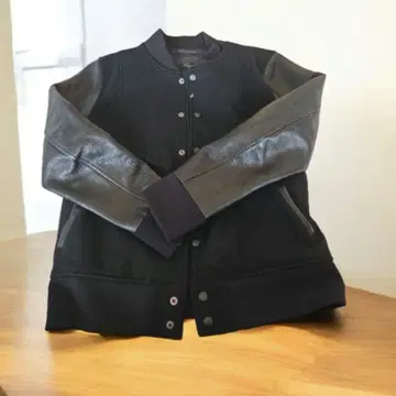 마진 Magine 블랙 바시티 자켓