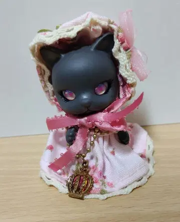 캡슐 인형 고양이 그레이 커스텀