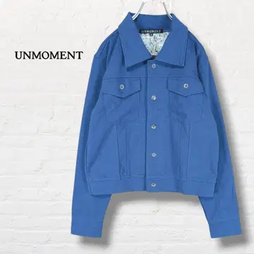 UNMOMENT 긴팔 자켓 버튼 [ M ] 블루 계열