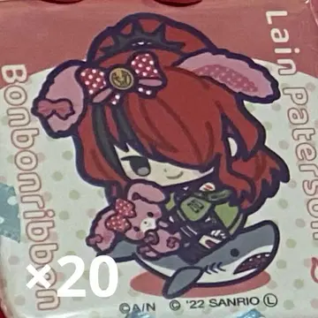 산리오 x 니지산지 레인 퍼터슨 캔뱃지 세트