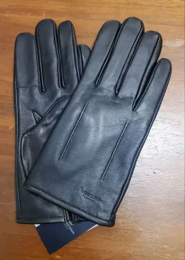 아쿠아 스큐텀 새상품 남성용 가죽 그로브 (블랙 25)