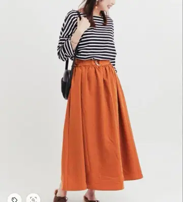 URBAN RESEARCH Sonny Label 벨트 포함 개더 스커트