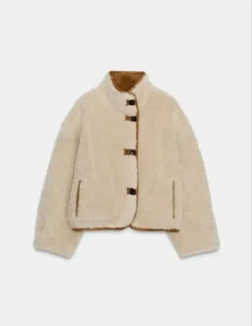 택 포함 새상품 ZARA 리버서블 더블 페이스 자켓 S