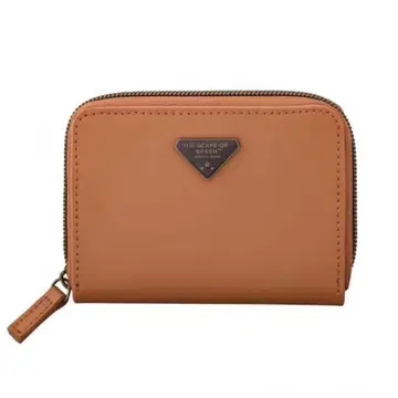 THE SCAPE OF GREEN 중독성 지갑 천연 가죽 CAMEL
