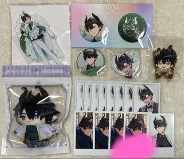 니지산지 EN 렌조트 캔뱃지 아크릴 스탠드 굿즈 묶음 판매 세트