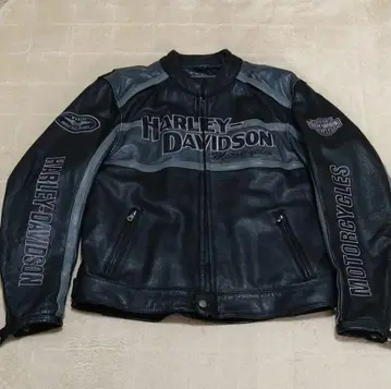 Harley-Davidson 블랙 가죽 자켓
