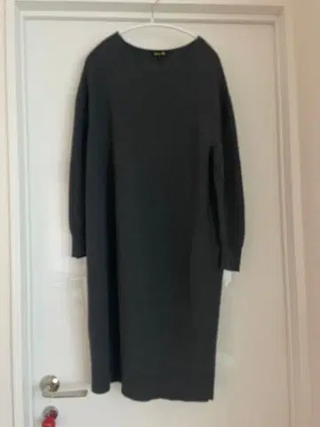 Drawer 그레이 니트 원피스 긴팔