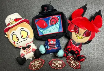 해즈빈 호텔에 오신 것을 환영합니다 앉은 봉제 인형 루시퍼 복스 알래스터