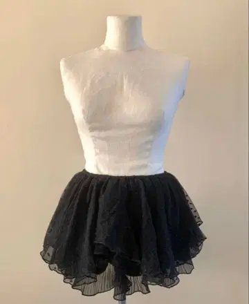 SNIDEL 튤 숏팬츠