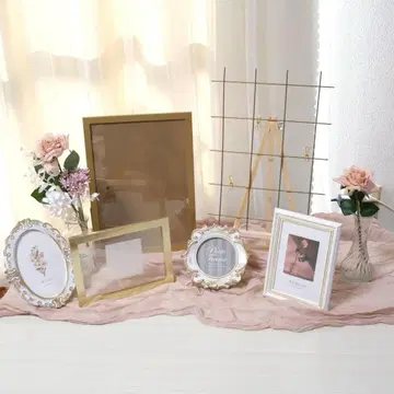 웨딩 웨딩 스페이스 잡화 세트 더스티 핑크 묶음 판매 결혼식