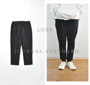 LUXE 저널 스탠다드 턱 테이퍼드 이지 팬츠