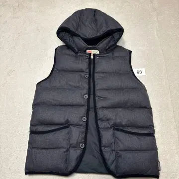 68 새상품급 트래디셔널 웨어 다운 베스트 그레이 40 L