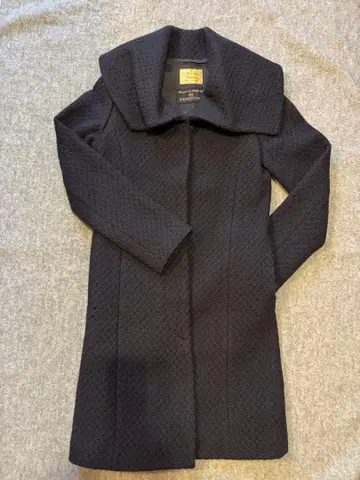 Noble 네이비 롱 코트