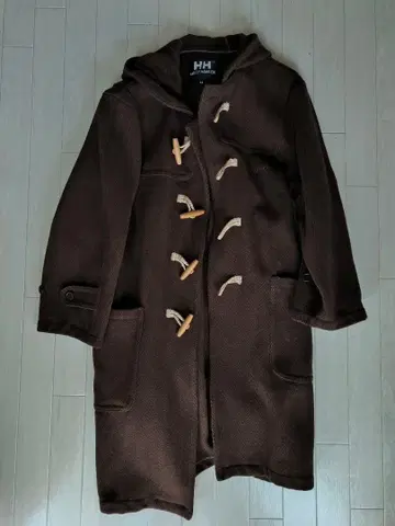 HELLY Hansen 브라운 더플 코트 M