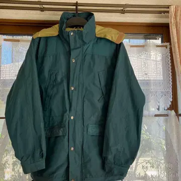 나일론 자켓 그린 베이지